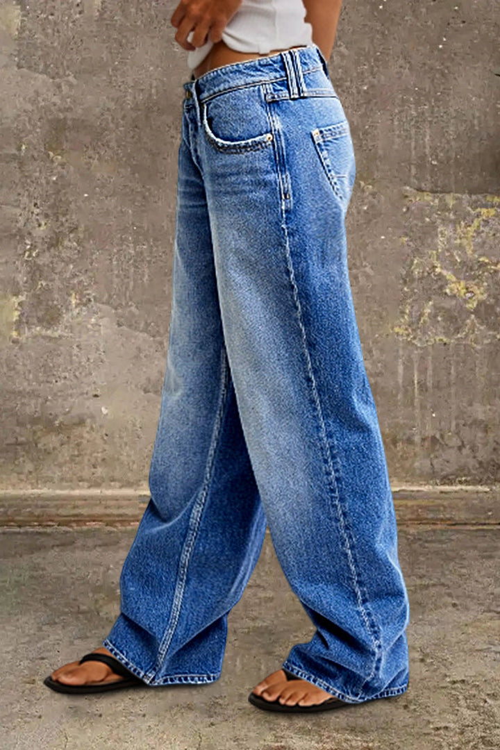 Denvara | Jeans a gamba dritta a vita media