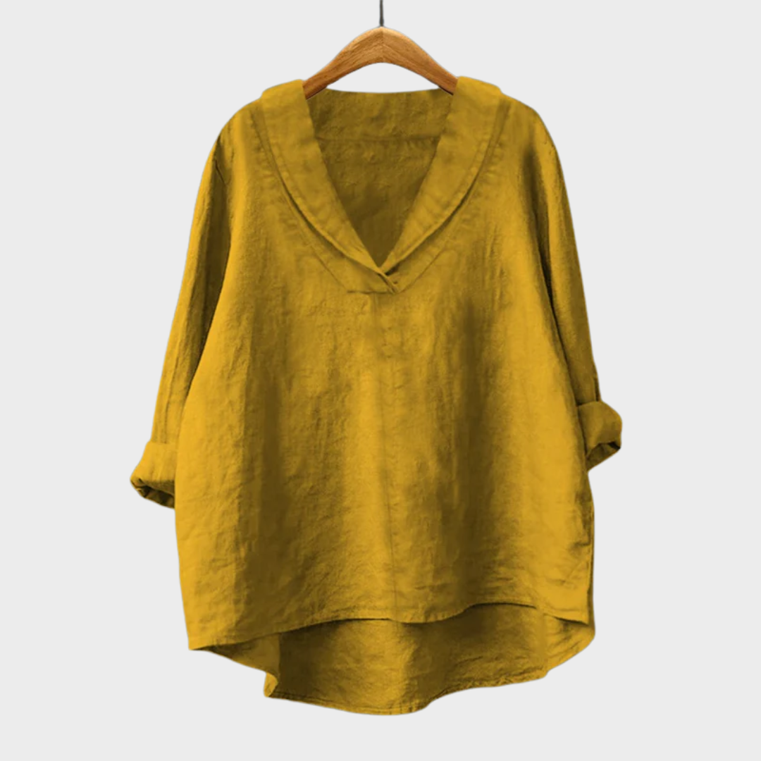 Samantha | Blusa Estiva Elegante in Lino