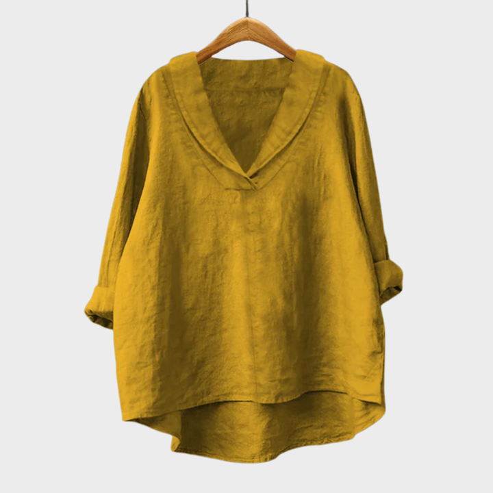 Samantha | Blusa Estiva Elegante in Lino