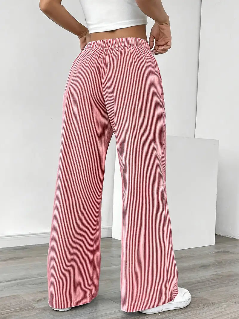 Elise™ Pantaloni a Righe Casual