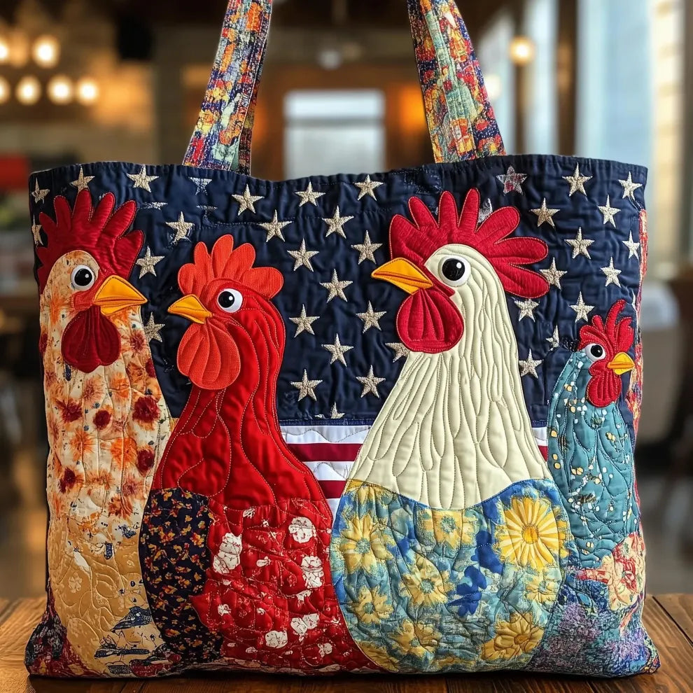 Fascino Rurale | Borsa Tote Trapuntata Fatta a Mano