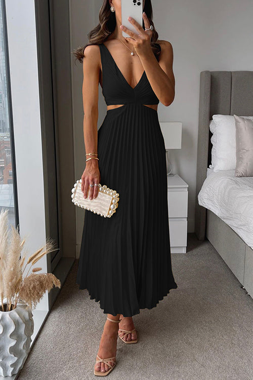 Abito Elegante Bellezza | Vestito Plissettato per Occasioni Speciali