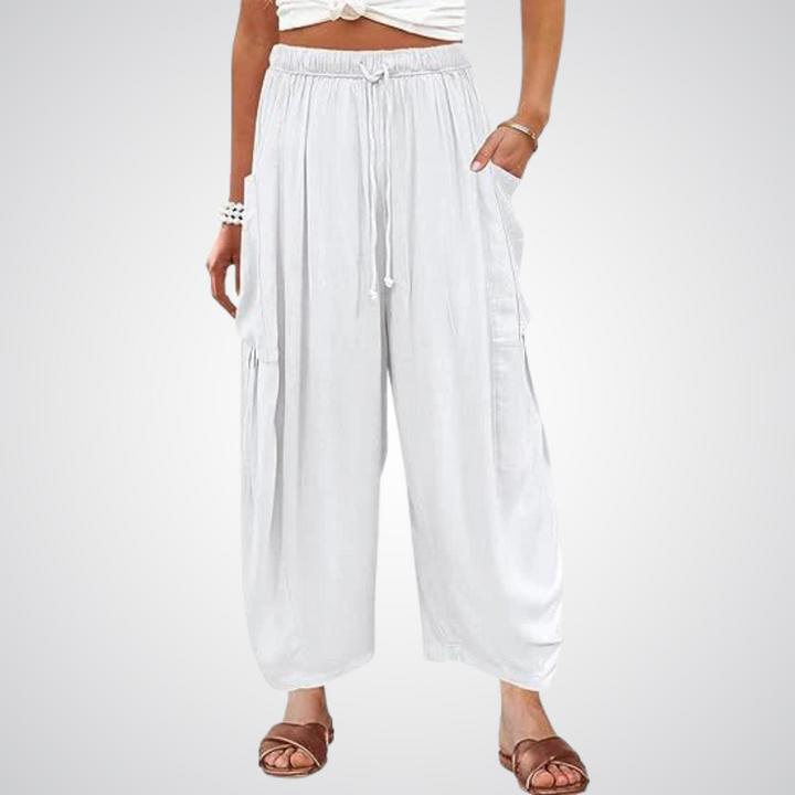 ELENA | Pantaloni Comfort a Gamba Larga