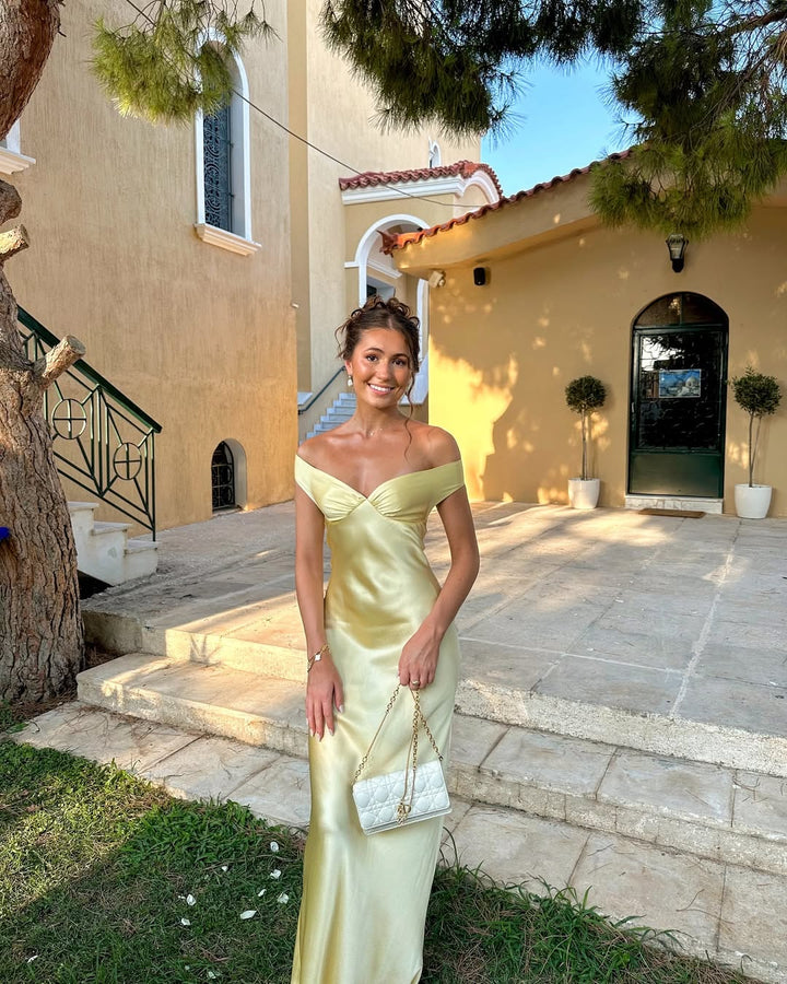Bárbara - Abito Maxi in Satin