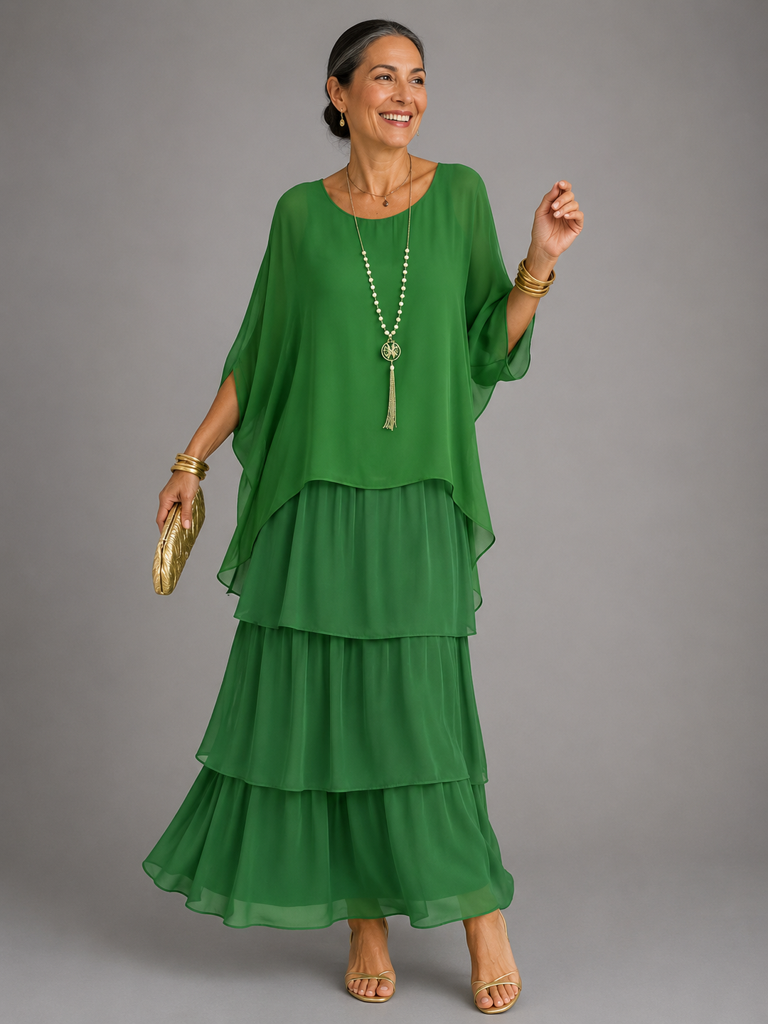 Lara™ | Elegante Maxi Dress Fluttuante