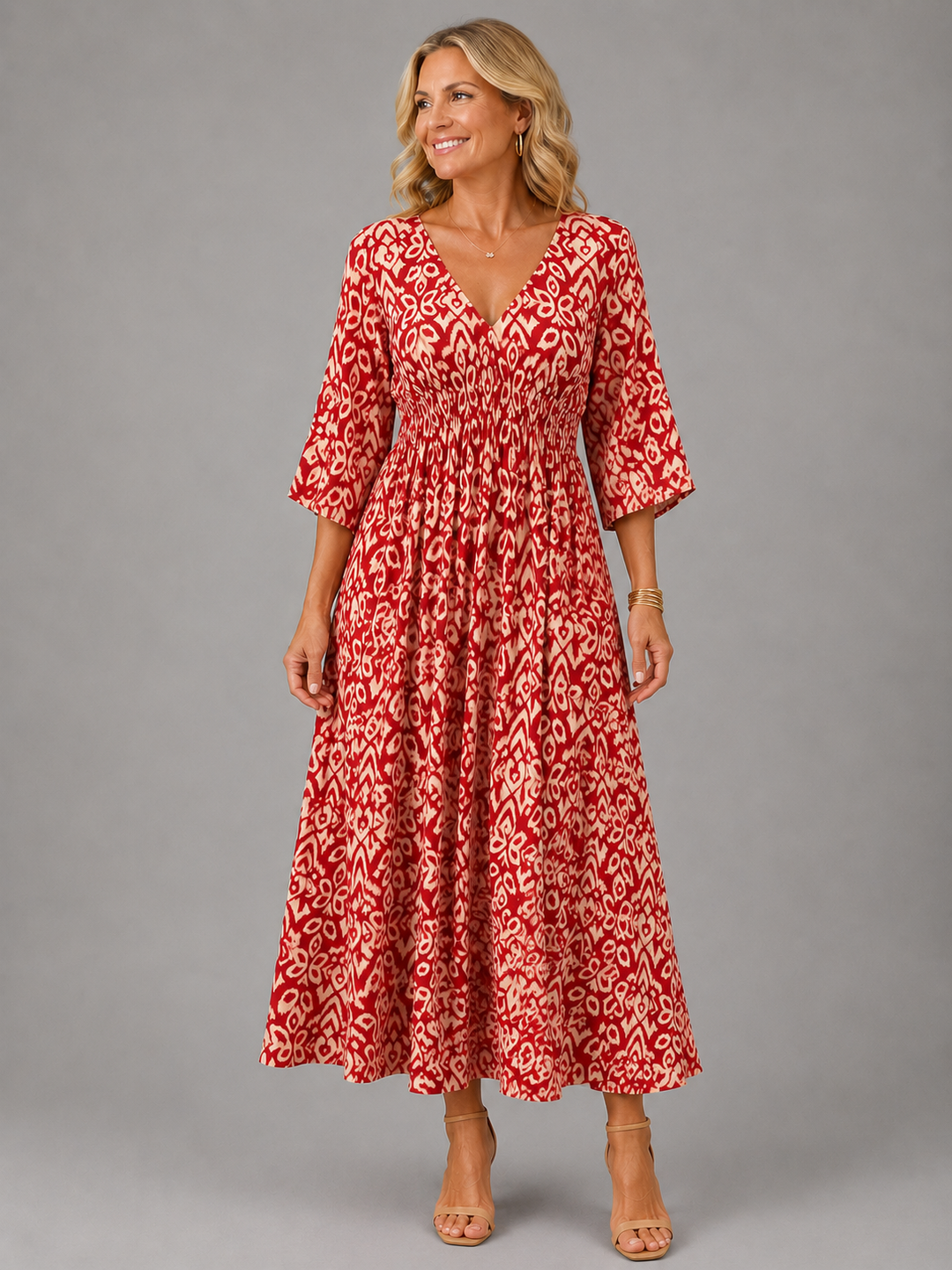 Althea™ | Vestito Midi Bohemien Fluttuante