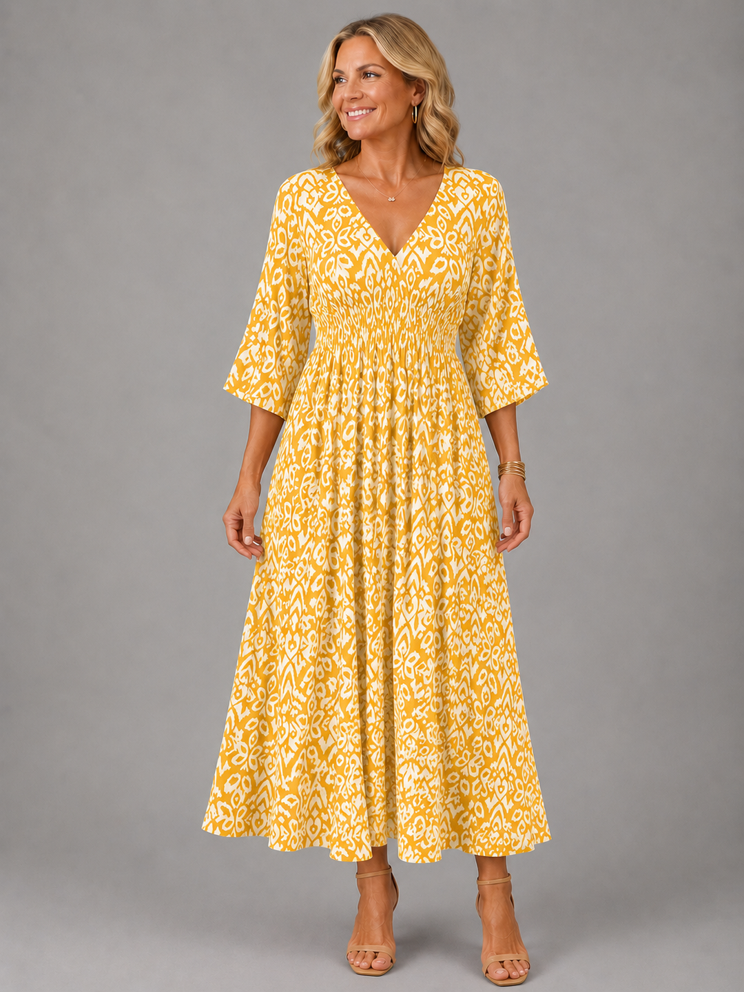 Althea™ | Vestito Midi Bohemien Fluttuante