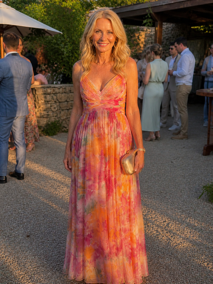 Ellis & Johnson™ | Abito Maxi Soft Wrap