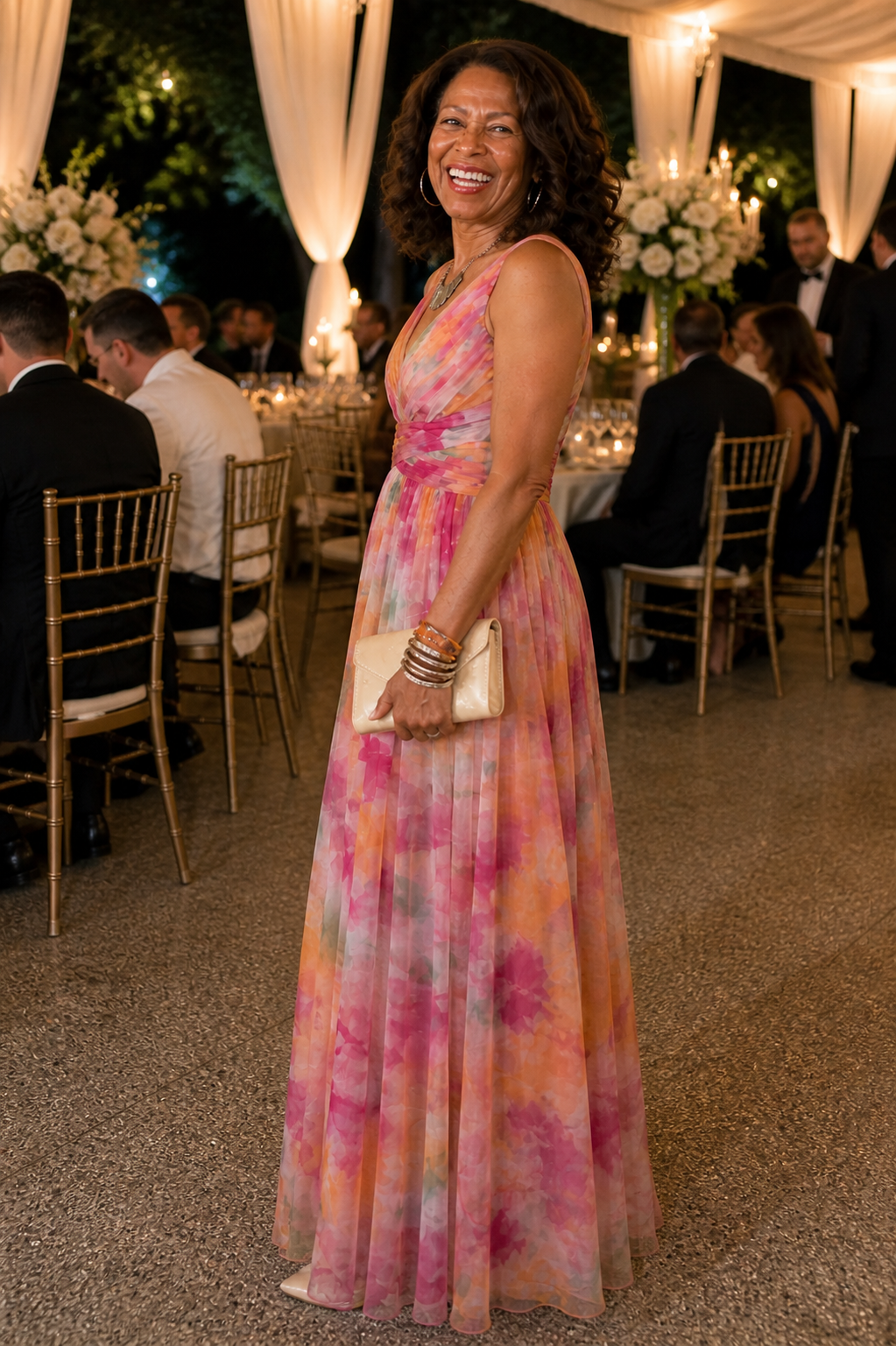 Ellis & Johnson™ | Abito Maxi Soft Wrap