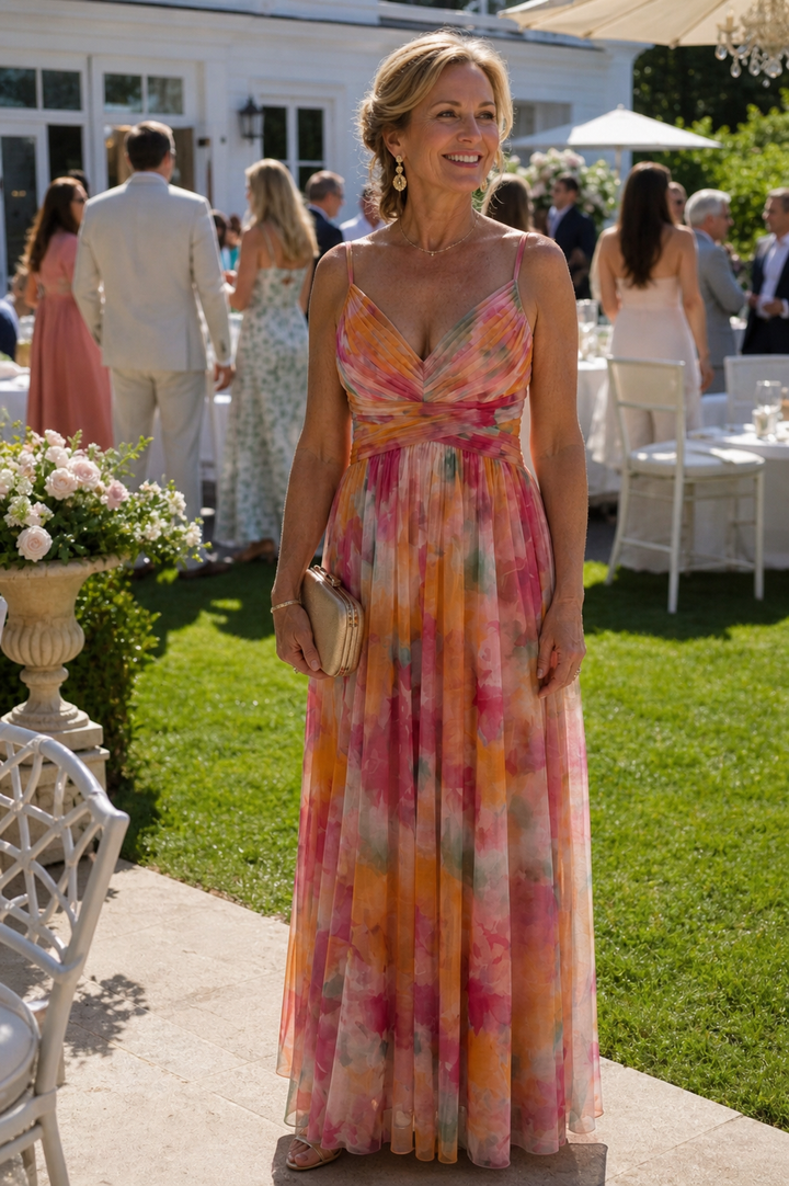Ellis & Johnson™ | Abito Maxi Soft Wrap
