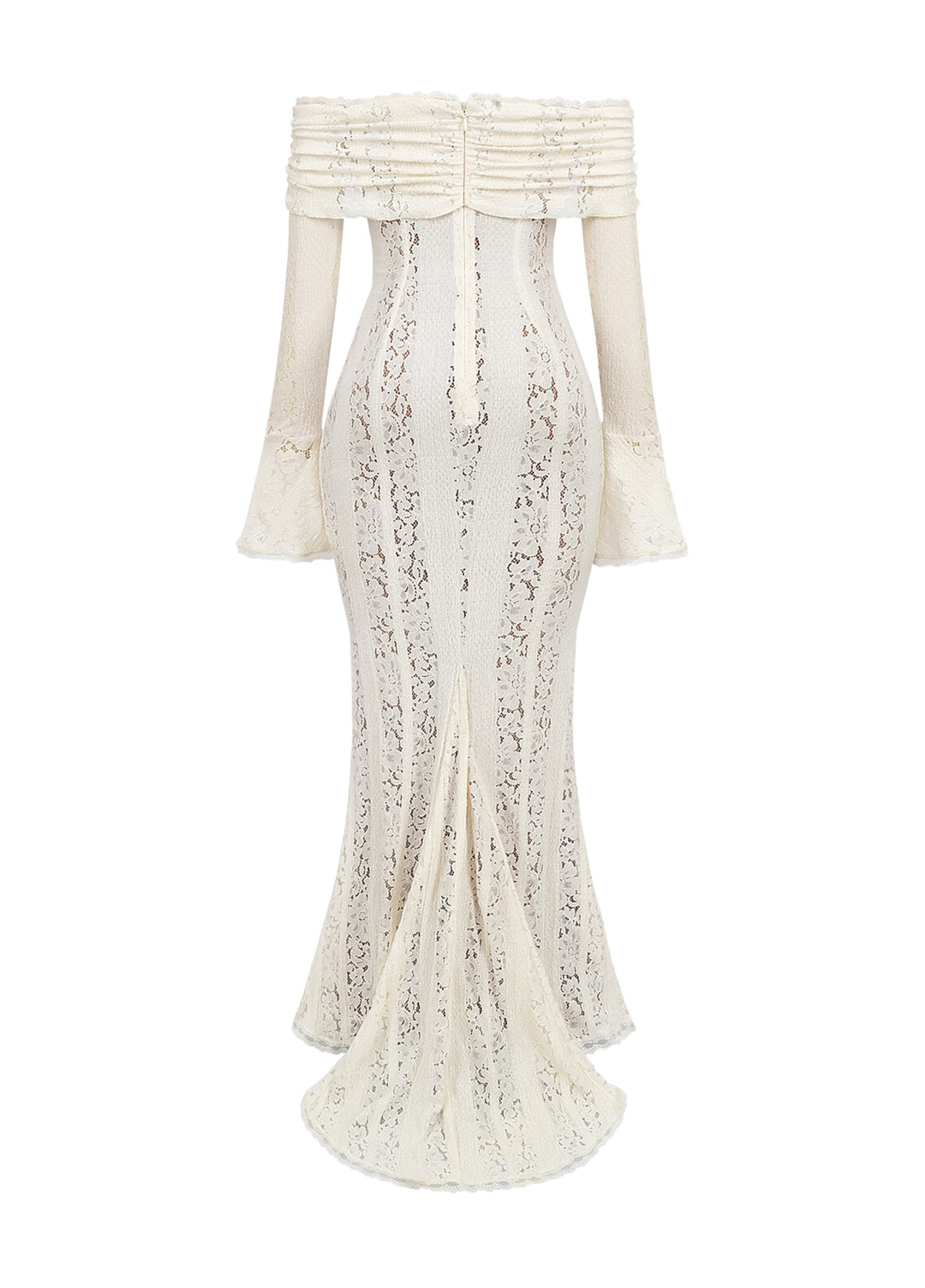 Abito Maxi in Pizzo Arielle – Bianco