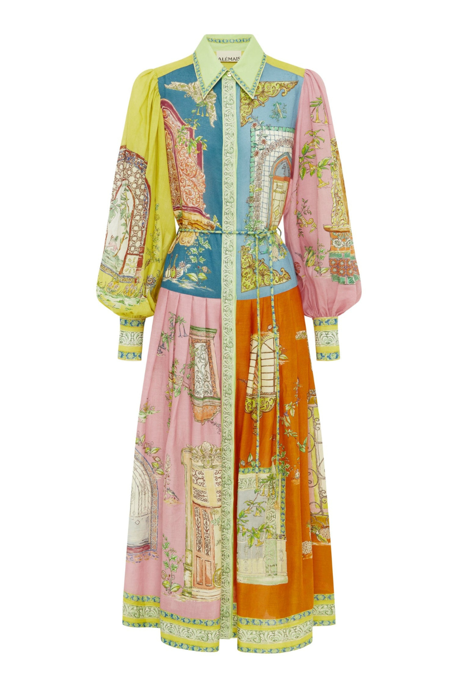 Geraldine | Abito Maxi Designer Multicolore