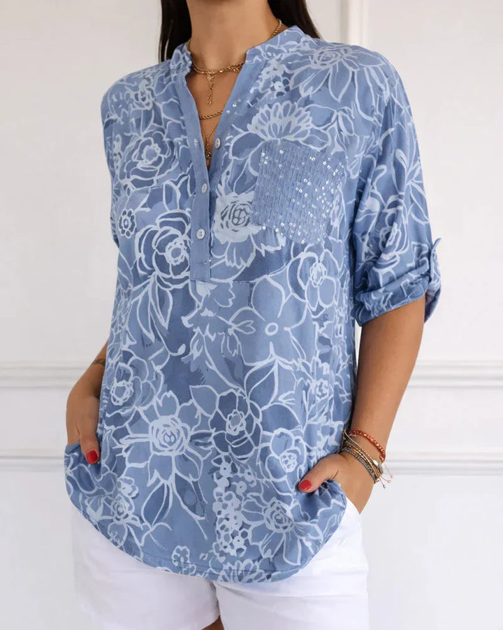 Camila | Blusa Elegante con Tasca