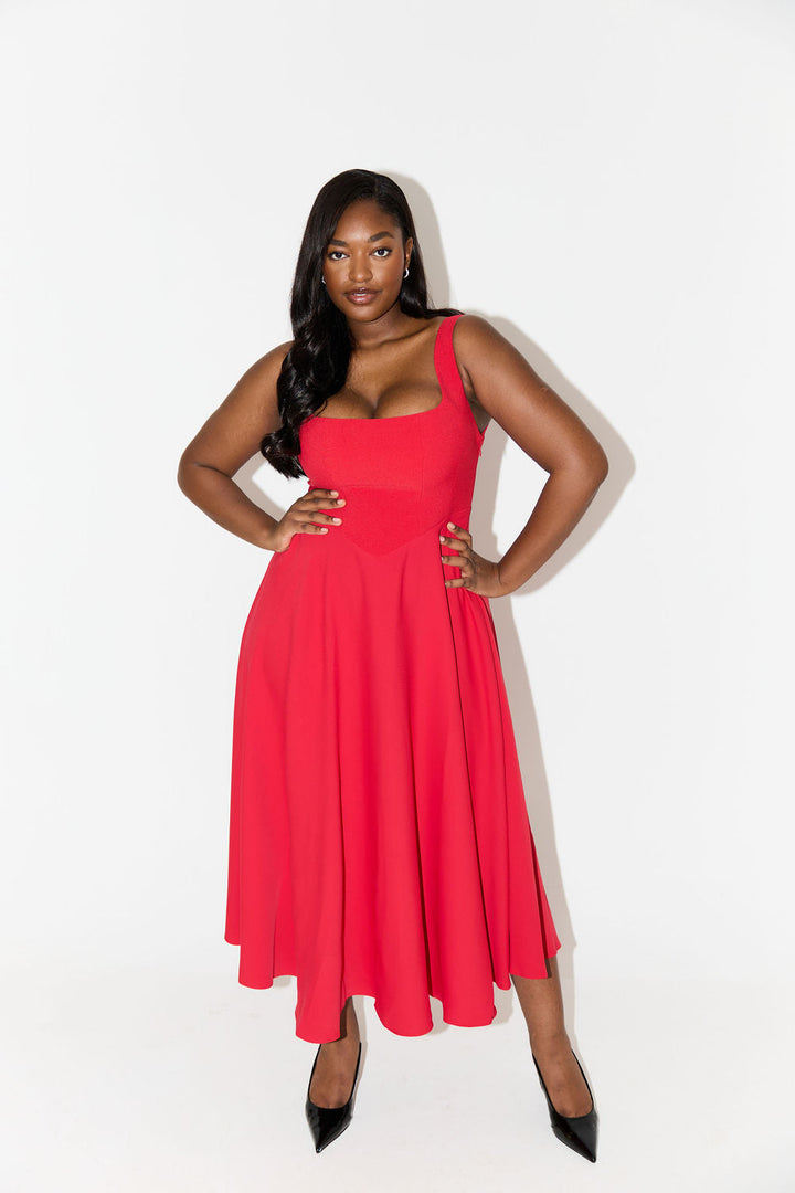 Maréva – Abito Midi Elegante