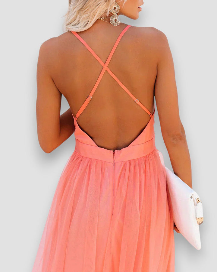 Élanor – Maxi Dress Fiorito Costiero