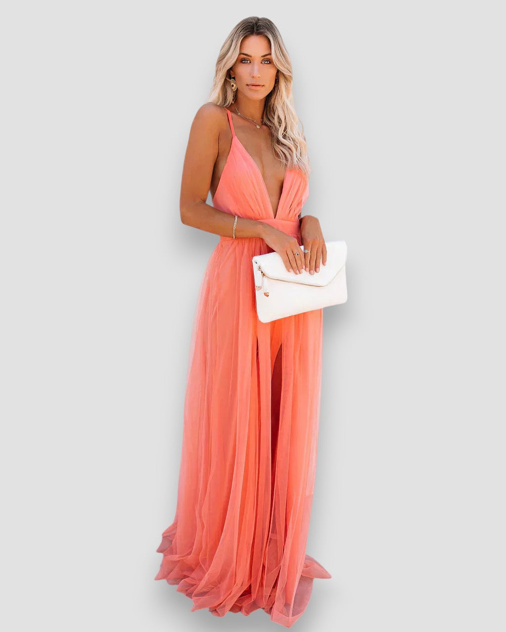 Élanor – Maxi Dress Fiorito Costiero