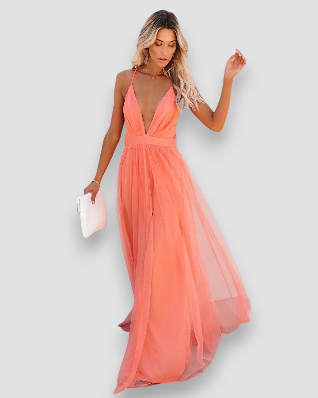 Élanor – Maxi Dress Fiorito Costiero