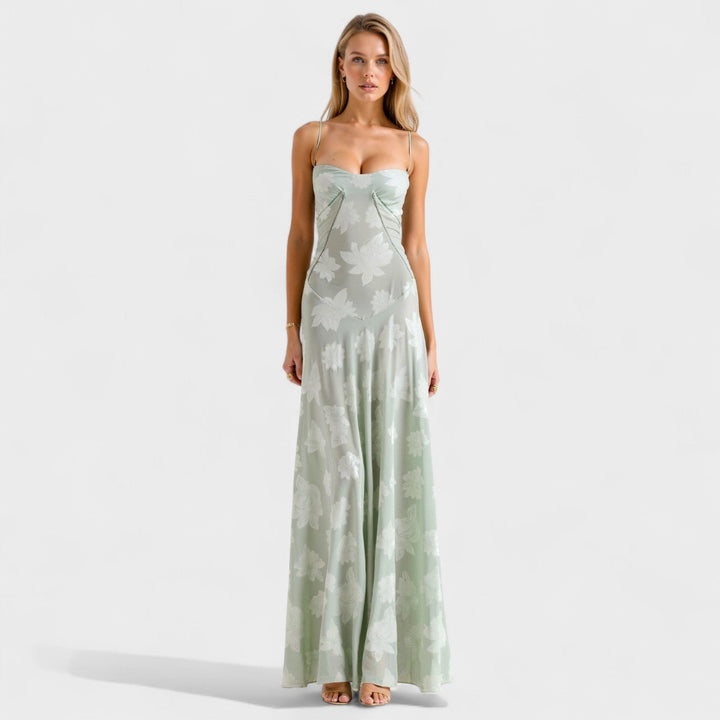 Verona - Abito maxi in pizzo floreale