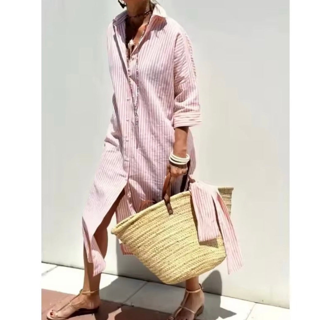 Skylar | Vestito Camicia a Righe