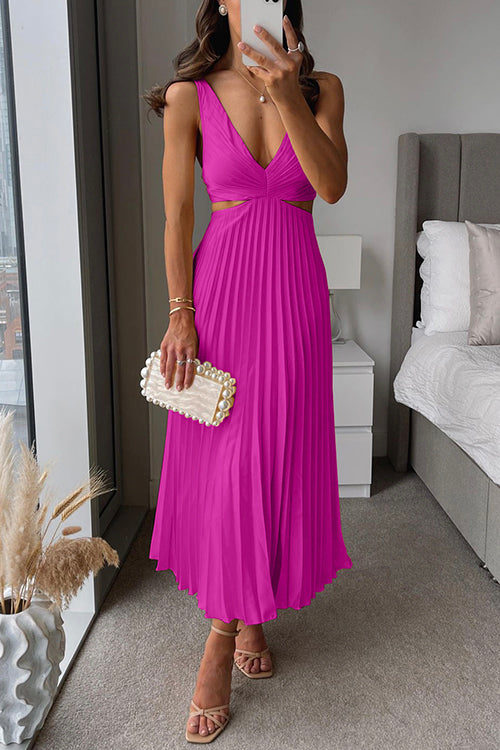 Abito Elegante Bellezza | Vestito Plissettato per Occasioni Speciali