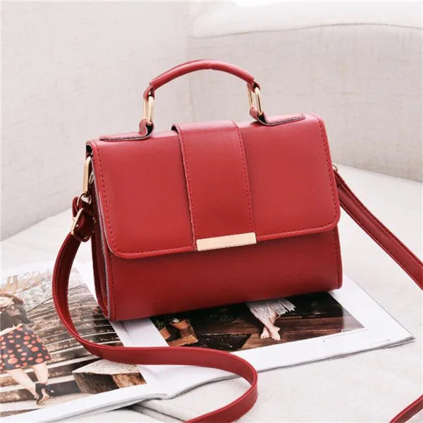 Borsa a Spalla Elegante in Stile Retro per Donne - Realizzata in Pelle PU di Alta Qualità