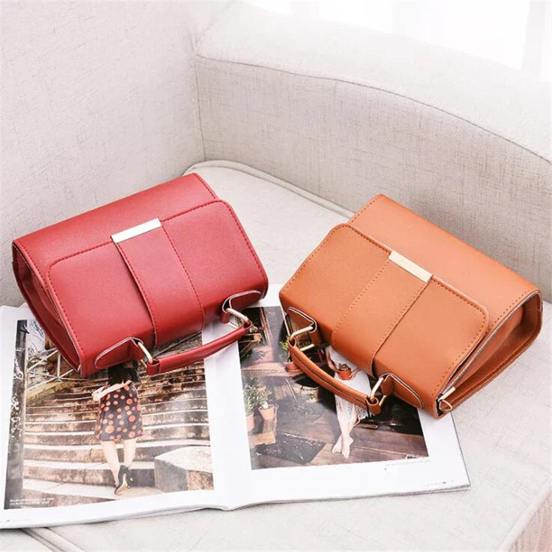 Borsa a Spalla Elegante in Stile Retro per Donne - Realizzata in Pelle PU di Alta Qualità