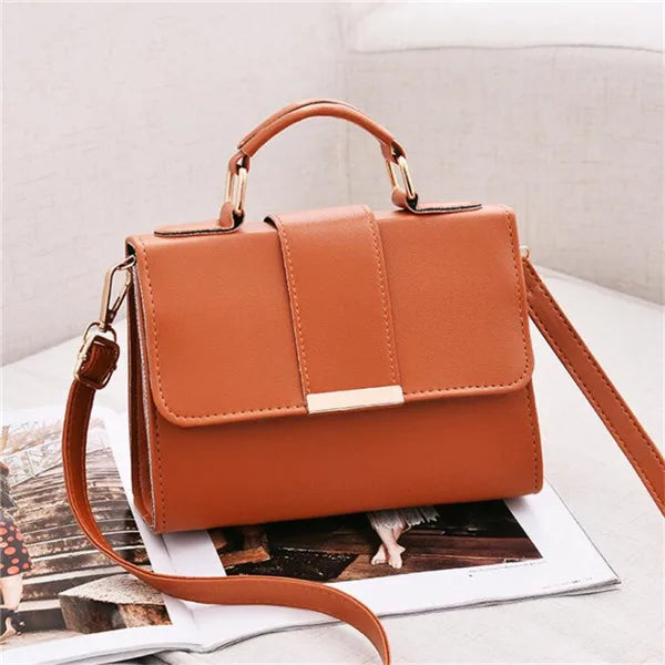 Borsa a Spalla Elegante in Stile Retro per Donne - Realizzata in Pelle PU di Alta Qualità