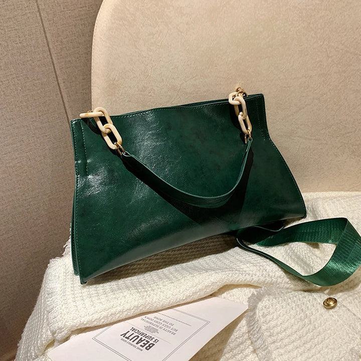 Stilosa Borsa a Spalla in Pelle Morbida - Ampia Capacità e Design Elegante