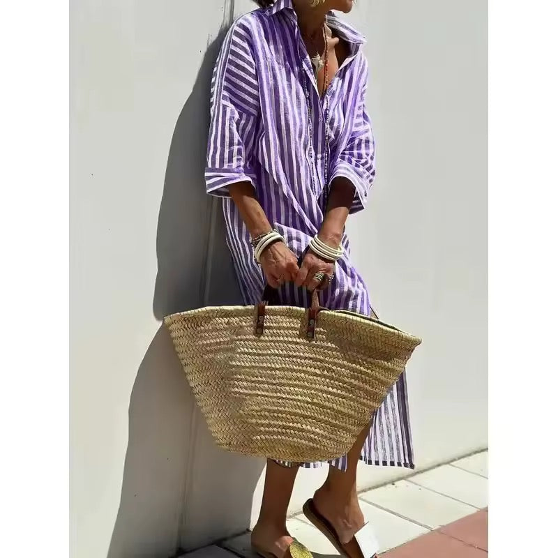 Skylar | Vestito Camicia a Righe
