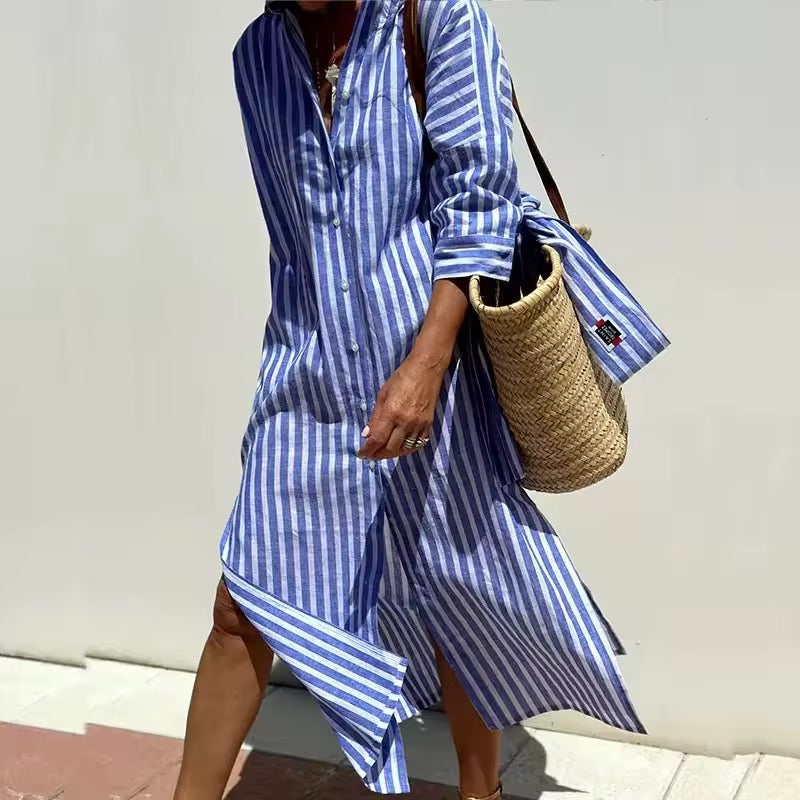 Skylar | Vestito Camicia a Righe