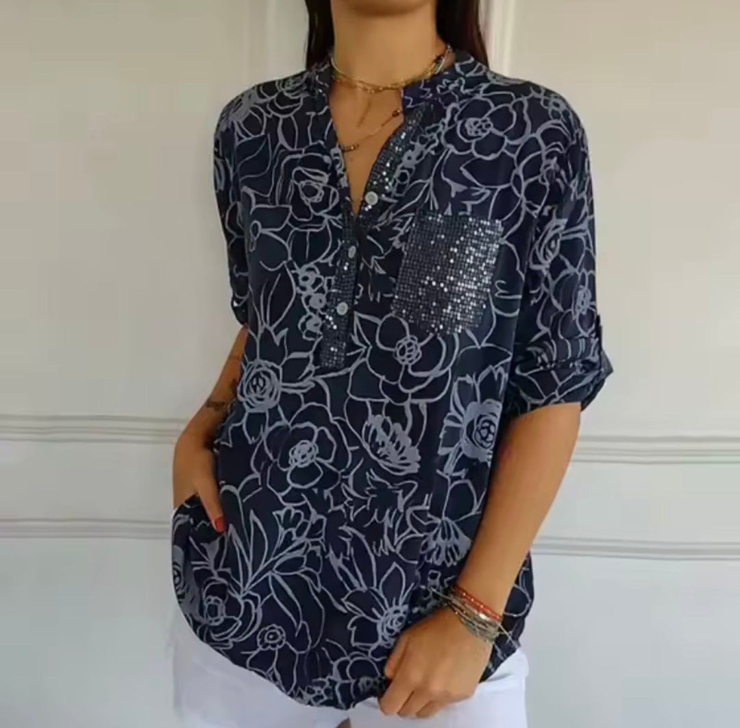 Camila | Blusa Elegante con Tasca