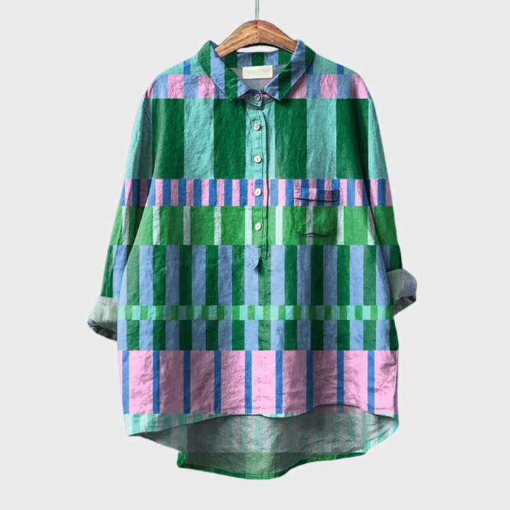 Ambra | Elegante Blusa Estiva in Lino