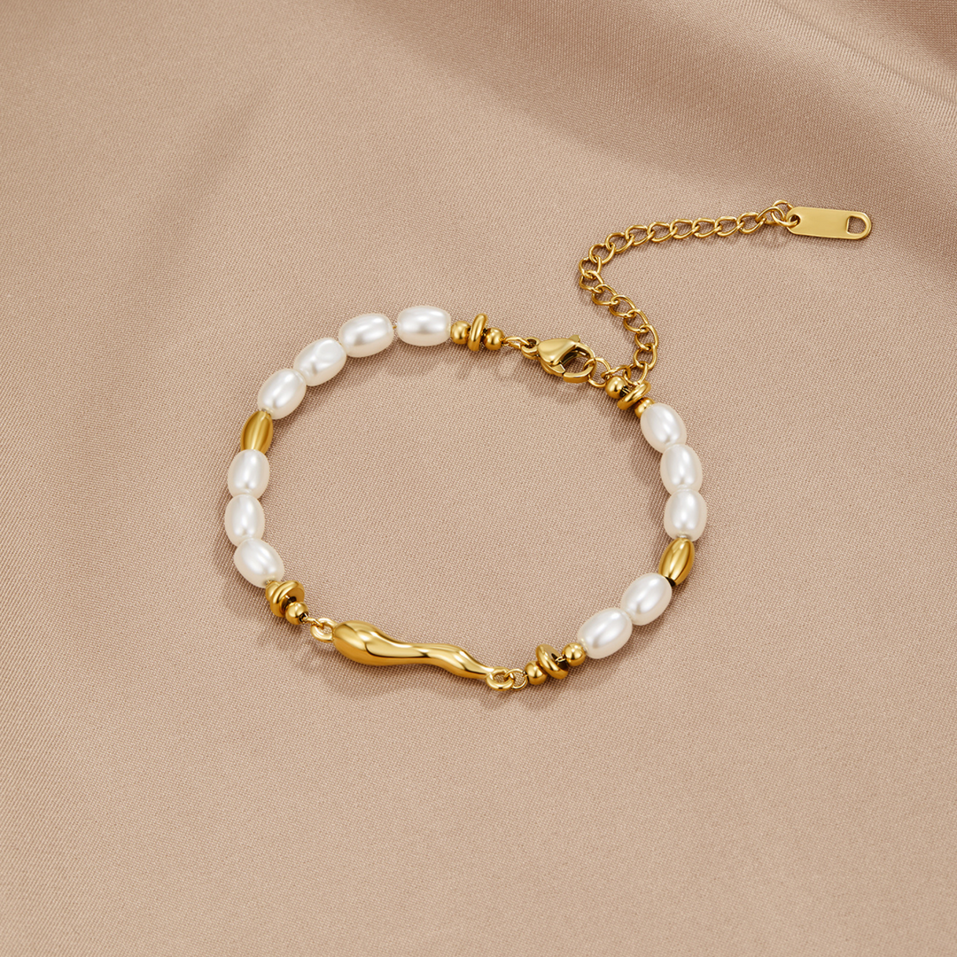 Bracciale in perle d'acqua dolce