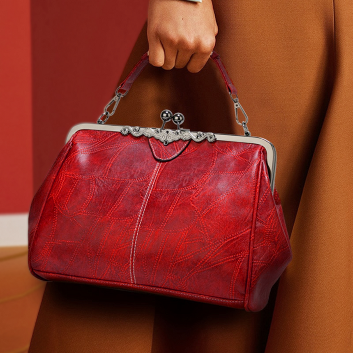 Vintage Bag with Snap Closure