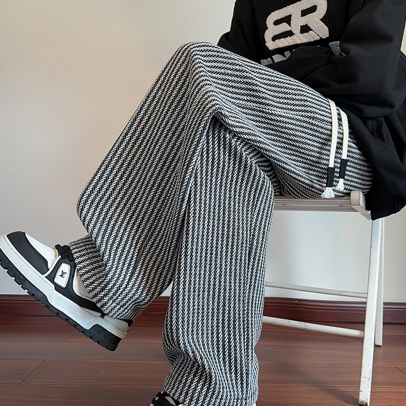 XAVIERA – Pantaloni Moderni in Felpa a Righe