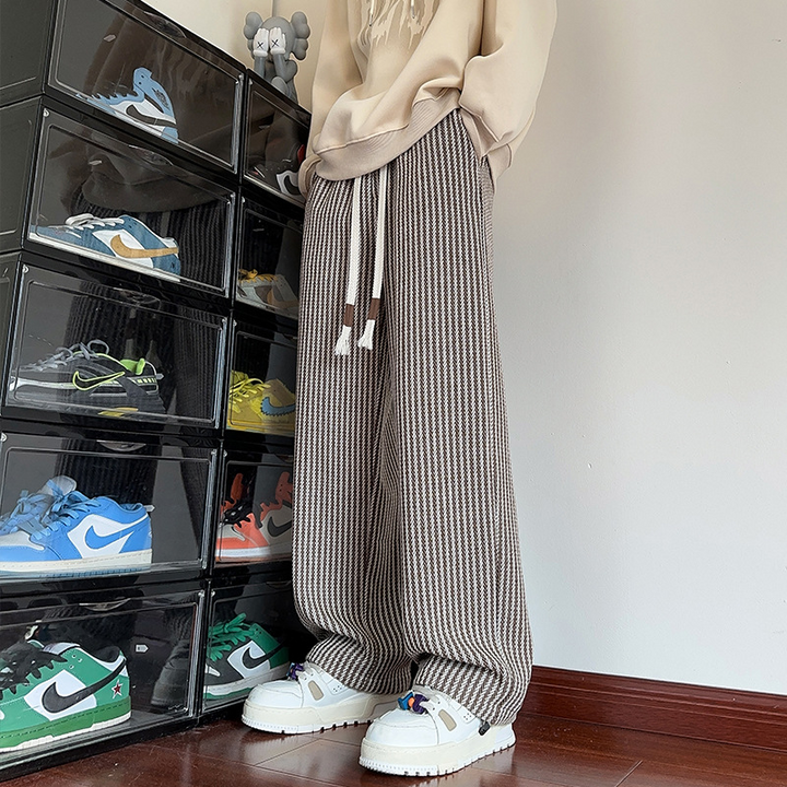 XAVIERA – Pantaloni Moderni in Felpa a Righe