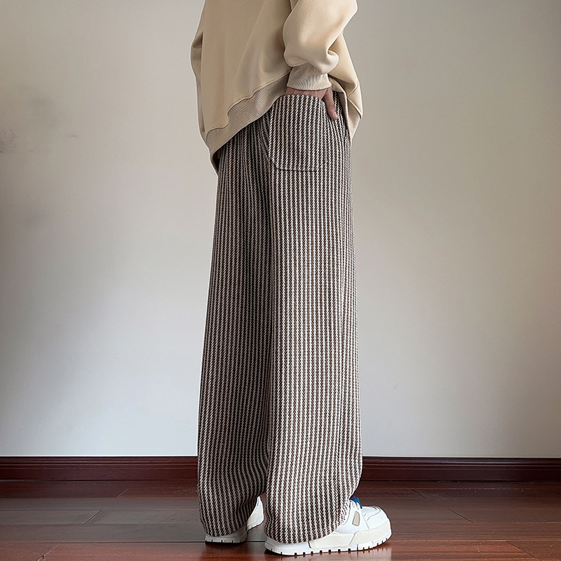 XAVIERA – Pantaloni Moderni in Felpa a Righe