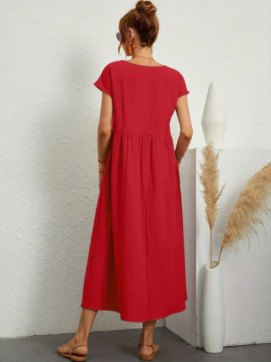 Ursina™ | Vestito Midi Fluido
