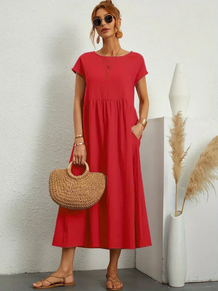 Ursina™ | Vestito Midi Fluido