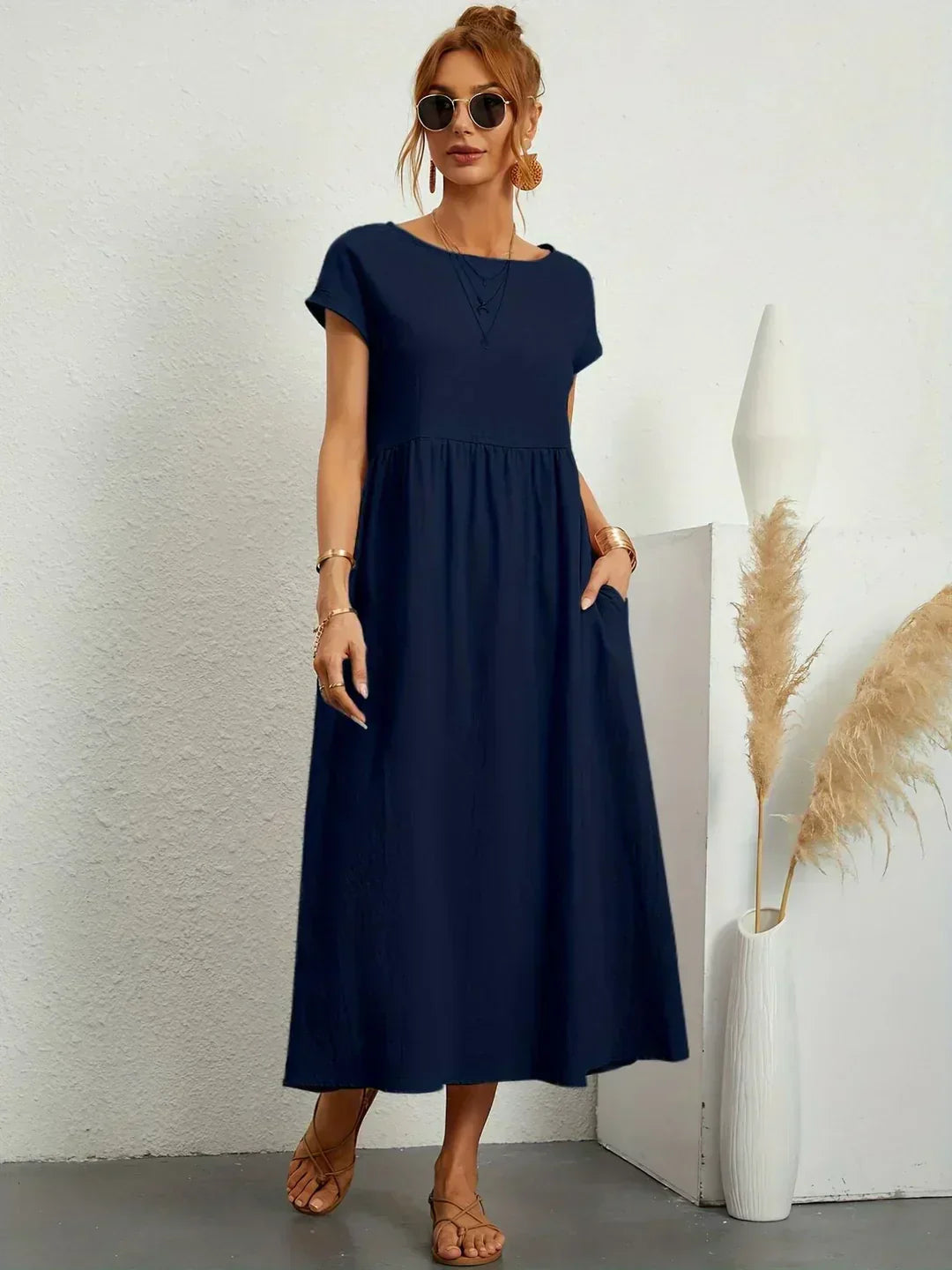 Ursina™ | Vestito Midi Fluido