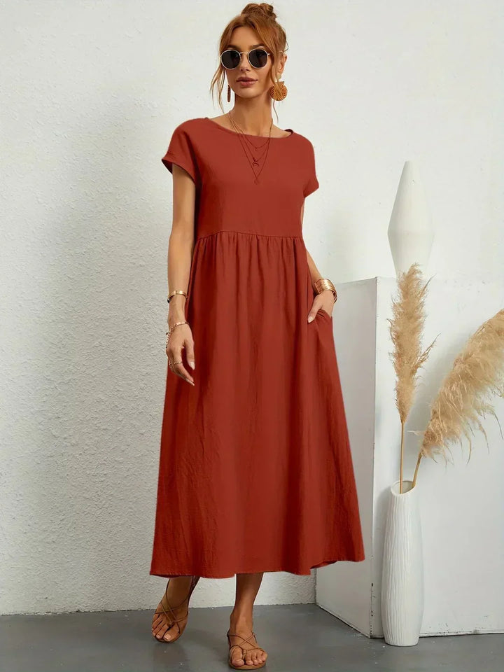 Ursina™ | Vestito Midi Fluido