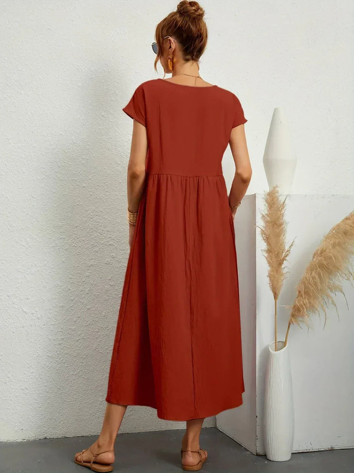 Ursina™ | Vestito Midi Fluido