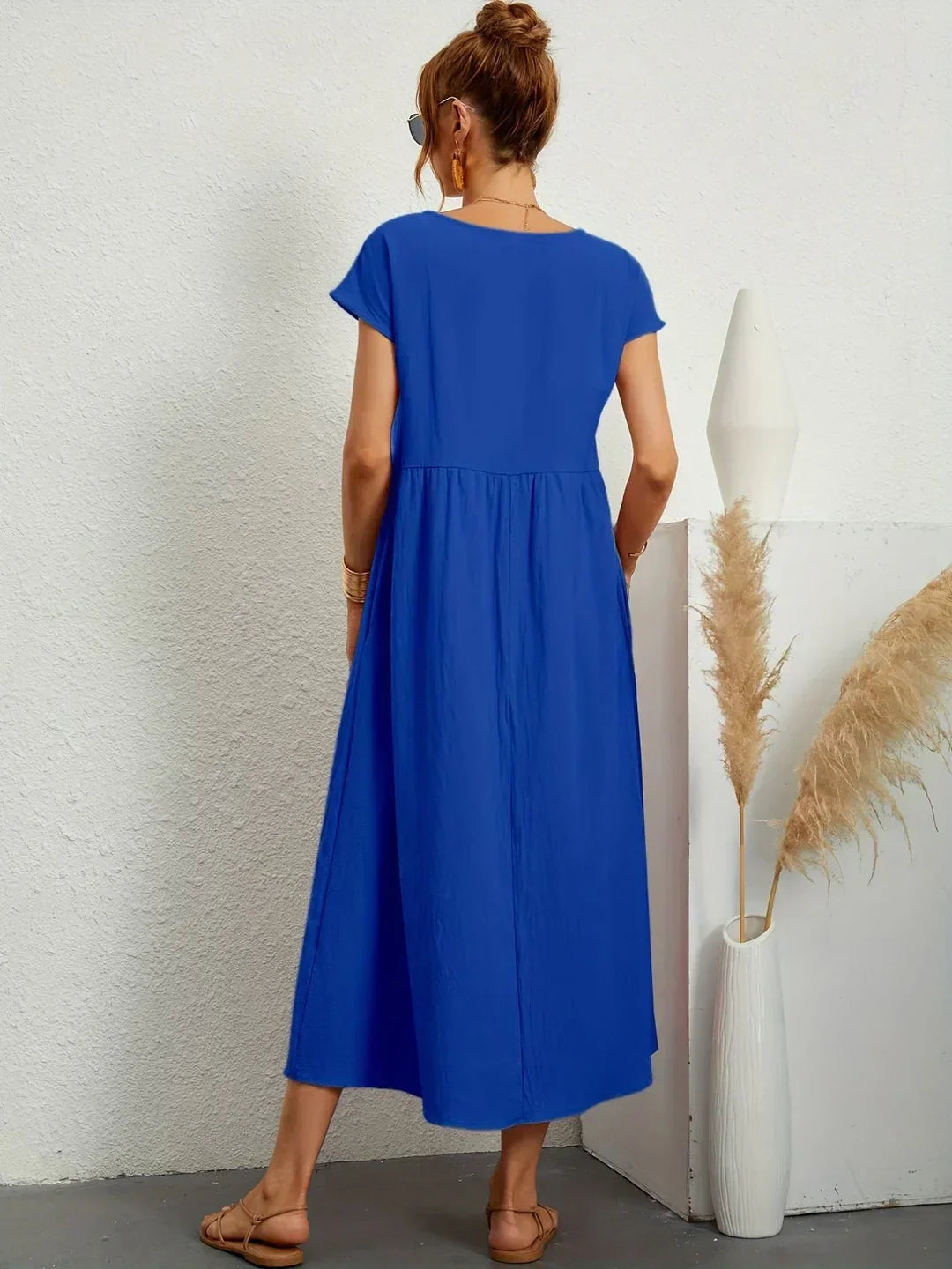 Ursina™ | Vestito Midi Fluido