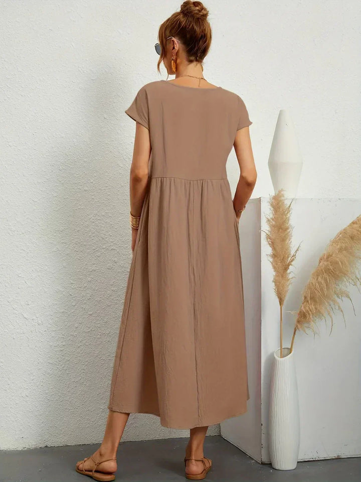 Ursina™ | Vestito Midi Fluido
