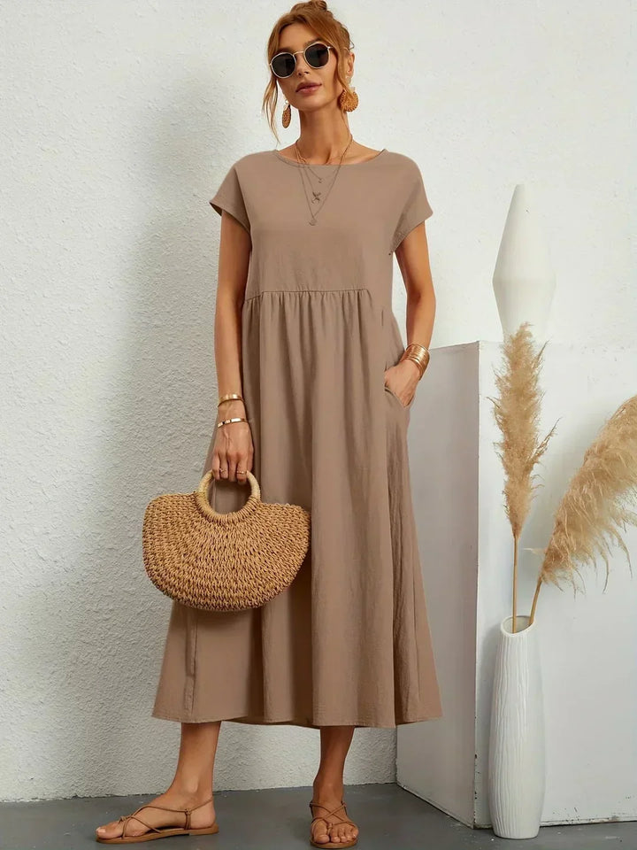Ursina™ | Vestito Midi Fluido