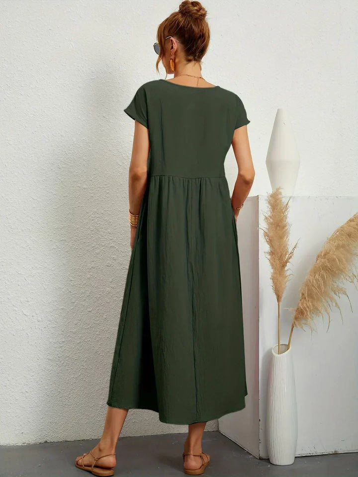 Ursina™ | Vestito Midi Fluido
