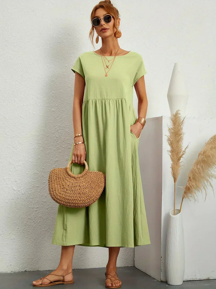 Ursina™ | Vestito Midi Fluido