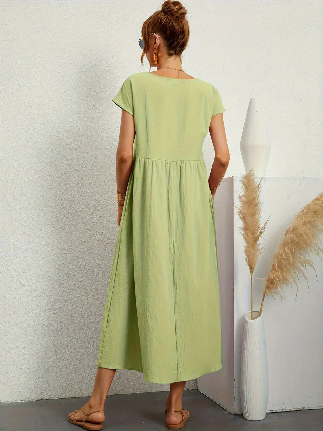 Ursina™ | Vestito Midi Fluido