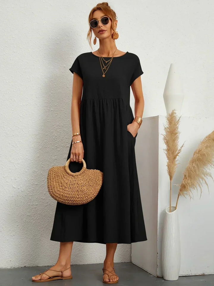 Ursina™ | Vestito Midi Fluido