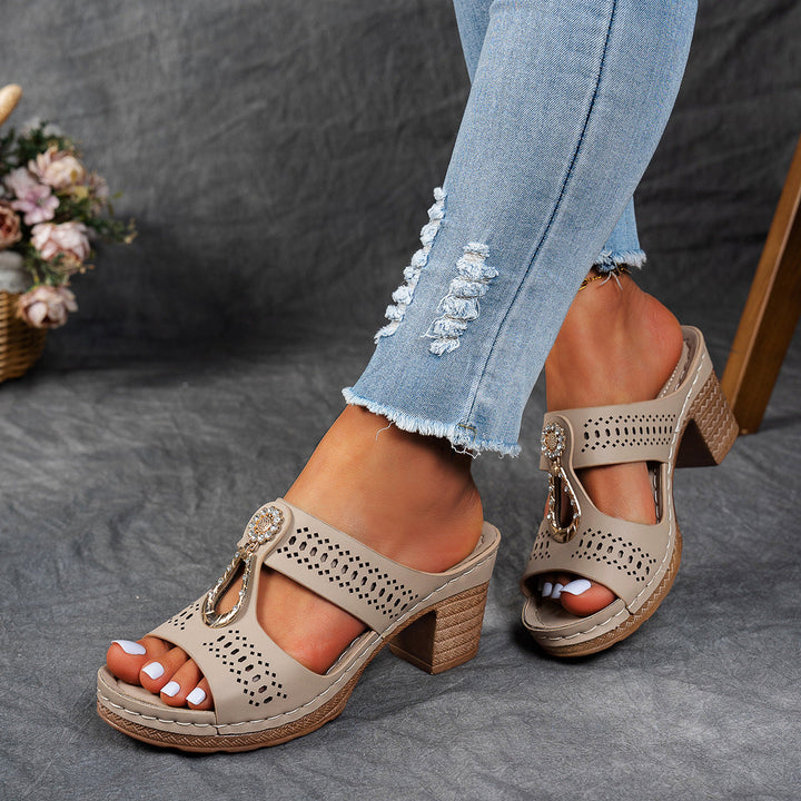 Isabella™ | Sandali Ortopedici Confortevoli con Tacco Alto